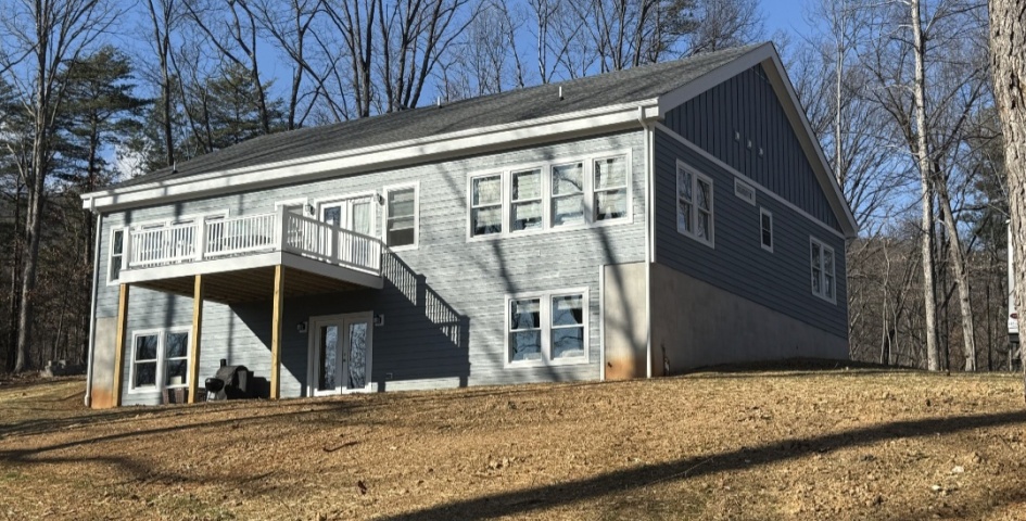 A single level house under construction