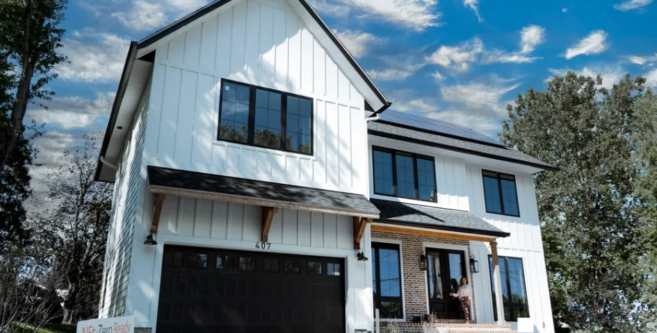 A zero energy demonstration house